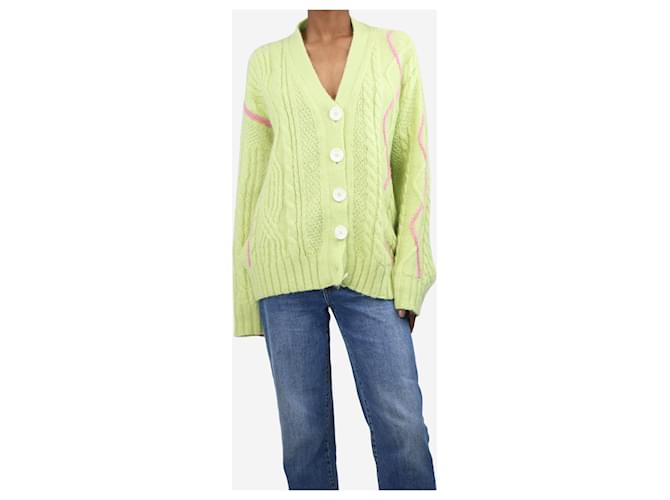 Autre Marque Green button-up cardigan - size XS  ref.1396216