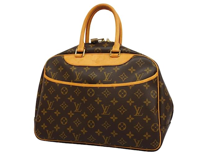 Louis Vuitton Deauville Castaño Lienzo  ref.1396252