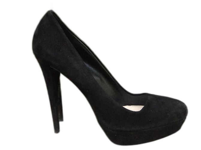 Escarpins Miu Miu en daim noir