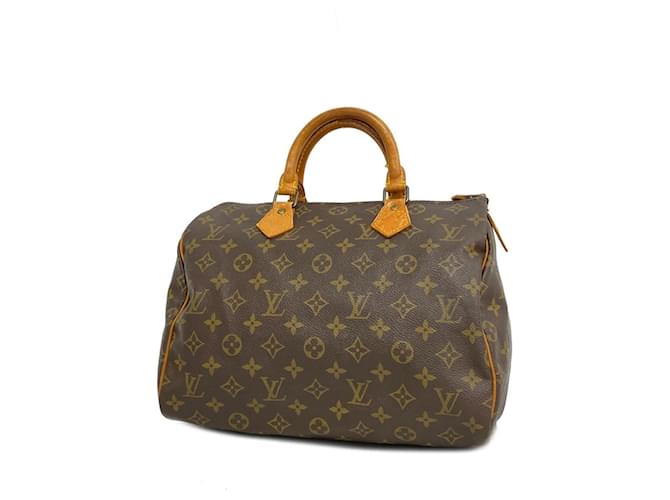 Louis Vuitton Speedy 30 Cuir Marron  ref.1396287