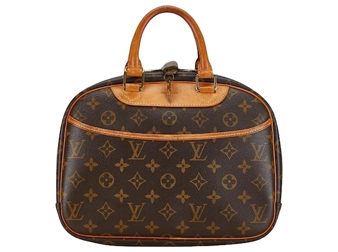 Louis Vuitton Trouville Marrom Lona  ref.1396297