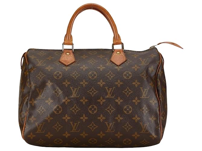 Louis Vuitton Speedy 30 Brown Cloth  ref.1396309