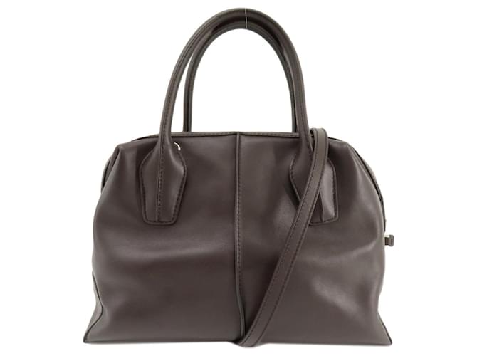 TOD'S D-Bag Brown Leather  ref.1396344