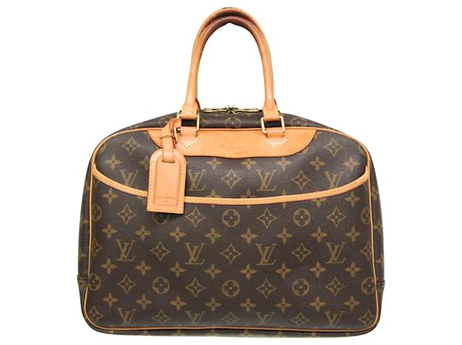 Louis Vuitton Deauville Brown Cloth  ref.1396388
