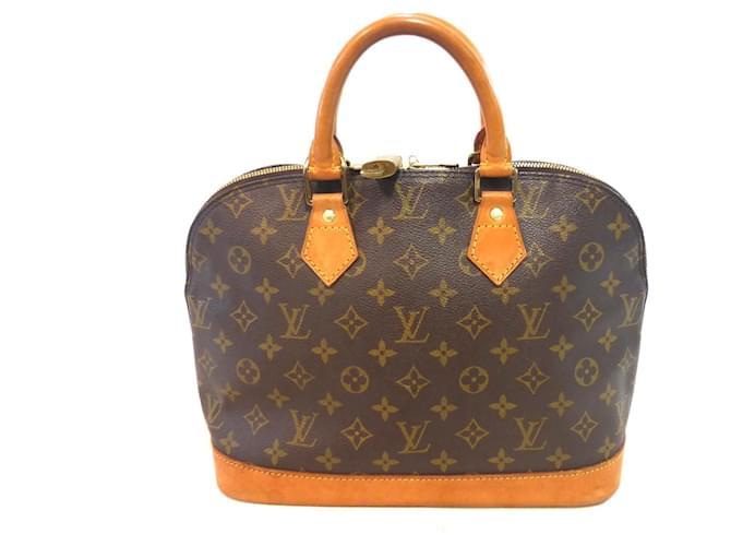 Louis Vuitton Alma PM Monogram - VI0974 Brown Leather  ref.1396395