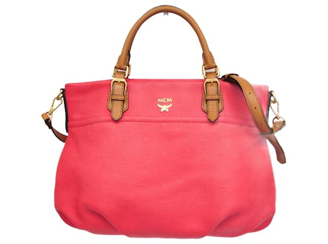 MCM Pink Leather  ref.1396405