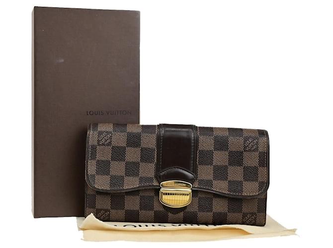 Louis Vuitton Sistina Brown Cloth  ref.1396406