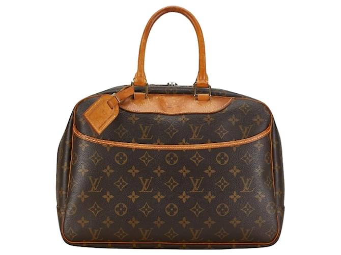 Louis Vuitton Deauville Castaño Lienzo  ref.1396407