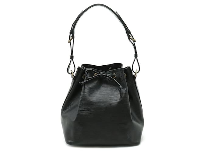 Noe Louis Vuitton Petit Noé Negro Cuero  ref.1396421