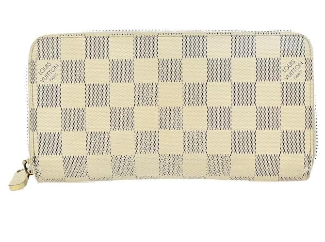 Louis Vuitton Zippy Wallet Toile Blanc  ref.1396431