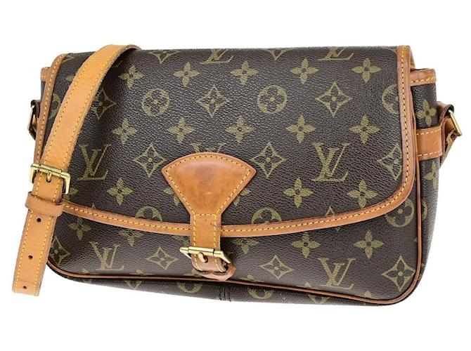 Louis Vuitton Sologne Brown Cloth  ref.1396439