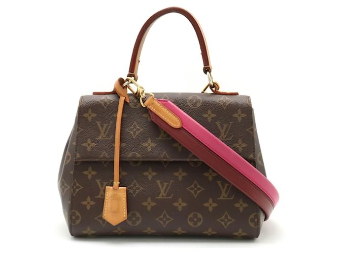 Louis Vuitton Cluny Brown Cloth  ref.1396447