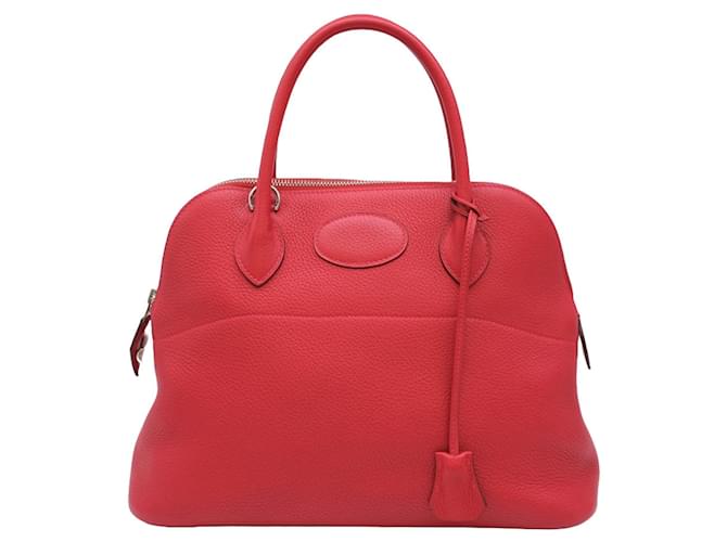 Hermès Bolide Red Leather  ref.1396454