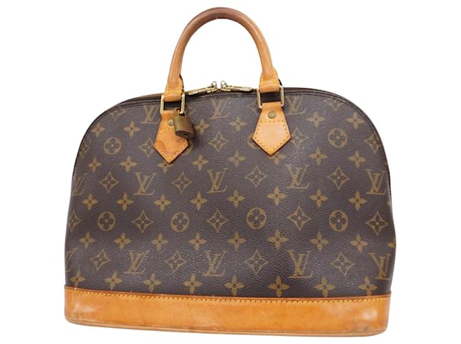 Louis Vuitton Alma Braun Leinwand  ref.1396455