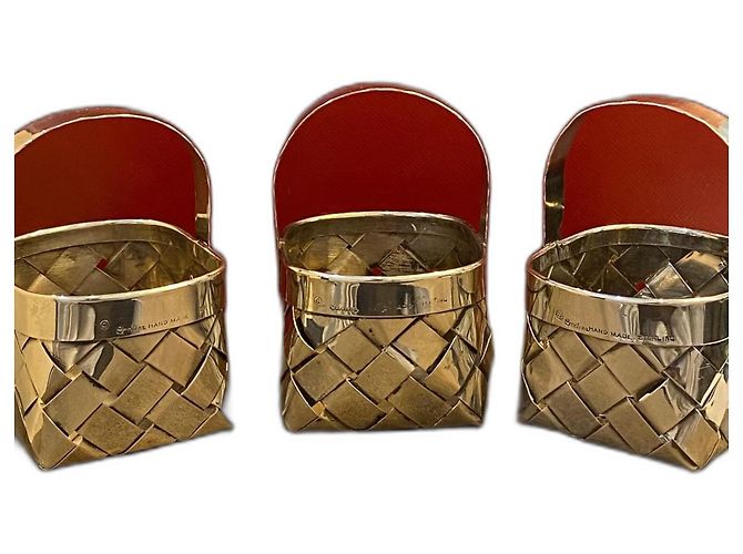 Tre cesti da Cartier Silver hardware