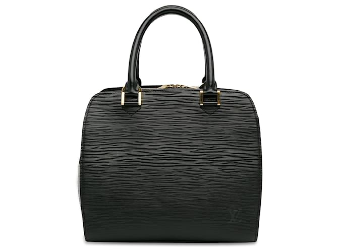 Louis Vuitton Epi Pont-Neuf negro PM Cuero  ref.1396530