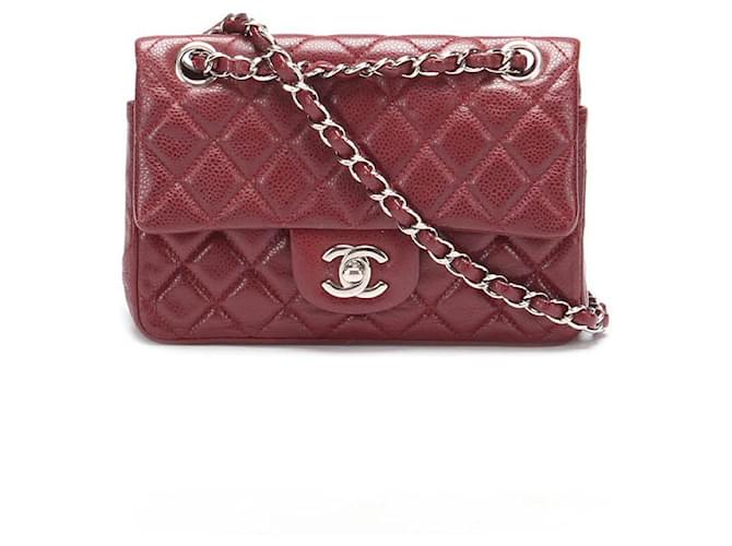 Chanel Caviar Matelasse Mini Flap Bag Leather Shoulder Bag in Excellent condition  ref.1396635