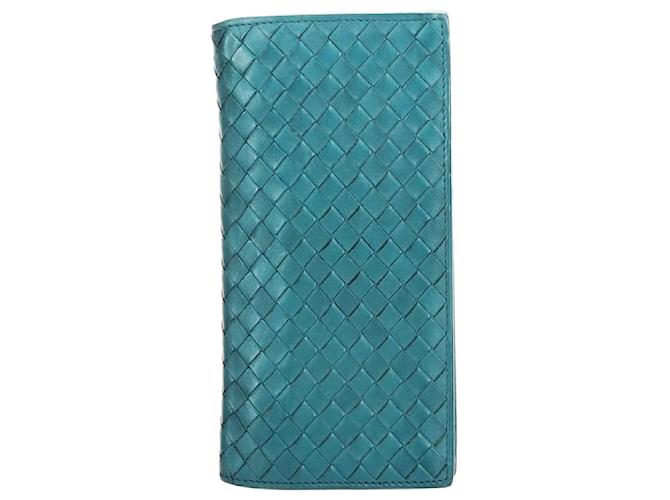 Bottega Veneta Intrecciato Leather Wallet Leather Long Wallet in Excellent condition  ref.1396650