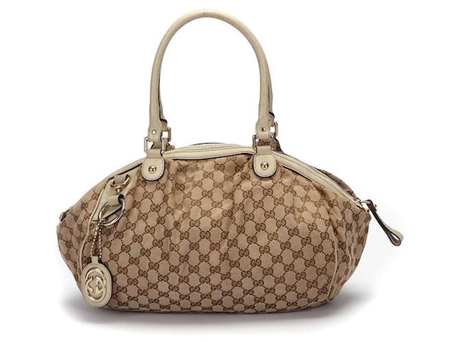 Gucci GG Canvas Sukey Shoulder Bag Canvas Shoulder Bag 223974 in Good condition Cloth  ref.1396653