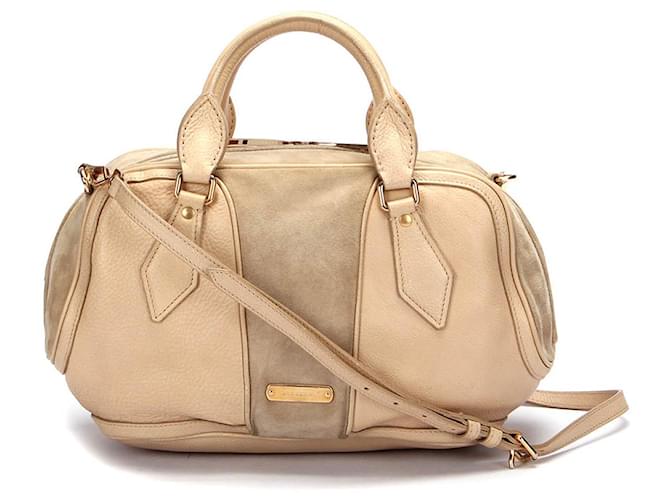 Burberry Leather Satchel Leather Crossbody Bag in Excellent condition  ref.1396663