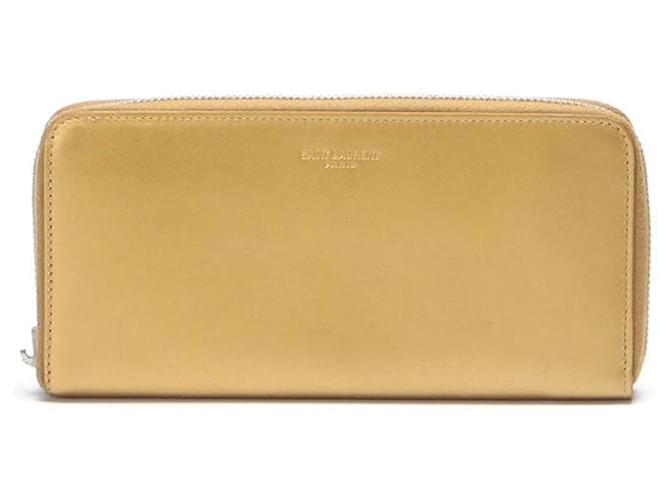 Yves Saint Laurent Leather Zip Around Wallet Leather Long Wallet in Bad condition  ref.1396679