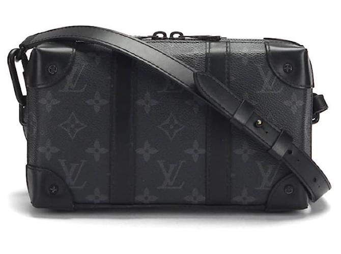 Louis Vuitton Monogram Eclipse Soft Trunk Wallet Bolso bandolera de metal M69838 en buen estado  ref.1396690