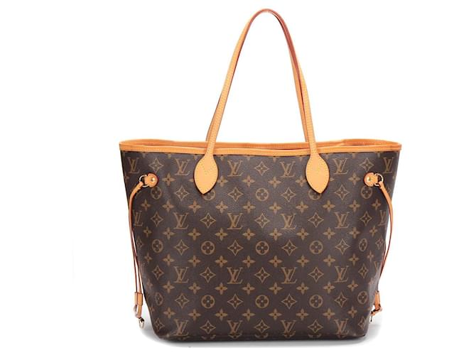 Louis Vuitton Monograma Neverfull MM com bolsa sacola de lona M41177 Em uma boa condição  ref.1396692