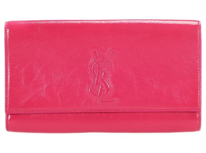 Yves Saint Laurent Belle du Jour Patent Leather Clutch Bag Leather Clutch Bag 179248 in Very Good Condition  ref.1396696