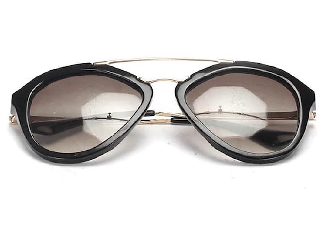 Prada – Übergroße getönte Sonnenbrille aus Kunststoff in gutem Zustand  ref.1396699
