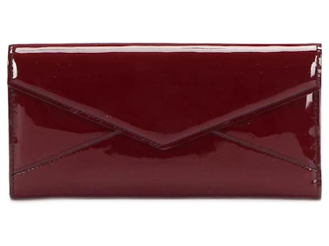 Cartier Patent Leather Long Wallet Leather Long Wallet in Good condition  ref.1396705