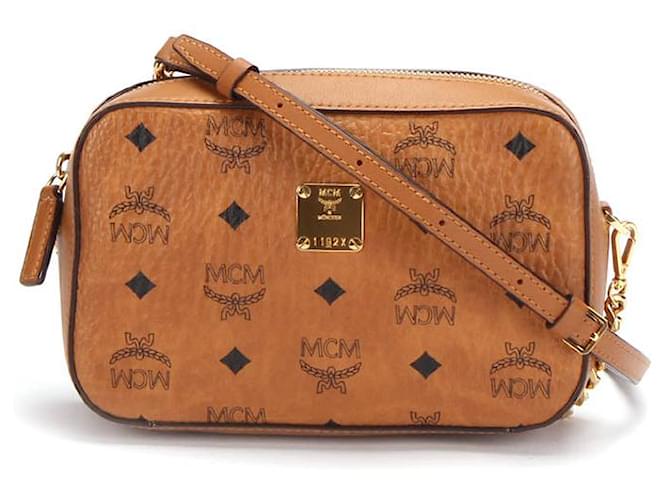 MCM Visetos Crossbody Bag Canvas Crossbody Bag in Excellent condition Cloth  ref.1396707