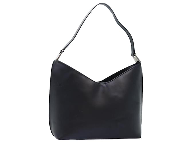 Bolsa de ombro GUCCI couro preto 001 3017 Auth bs14440  ref.1396794