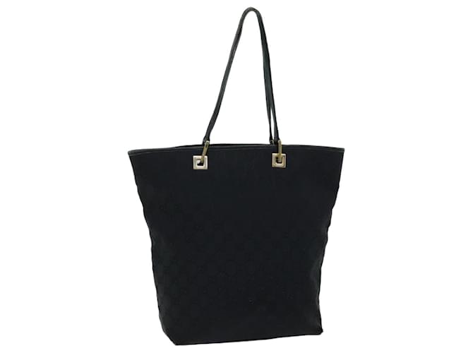 GUCCI Borsa tote in tela GG Nera 002 1098 1705 Auth 75309 Nero  ref.1396798