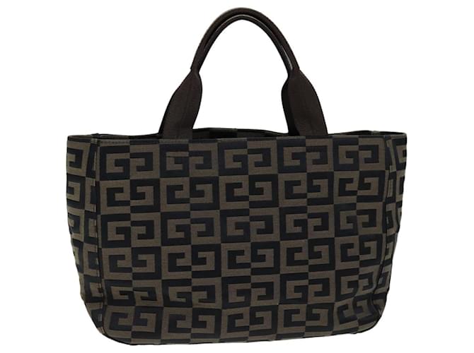 Bolso de mano GIVENCHY Lona Marrón Autenticación bs14600 Castaño Lienzo  ref.1396808