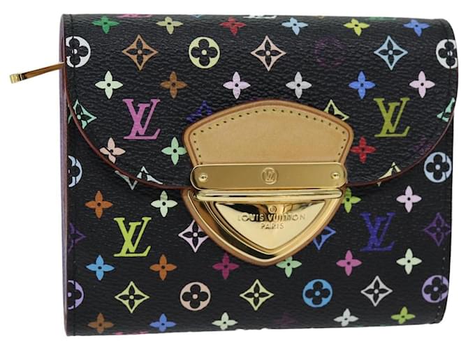 Carteira LOUIS VUITTON Multicolor Portefeuille Koala Preto M58015 Autenticação de LV 75743A  ref.1396809