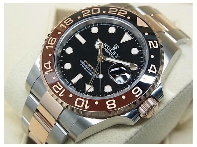 ROLEX GMT MasterII SS x Everose Gold 126711CHNR Homme inutilisé Acier Argenté  ref.1396882