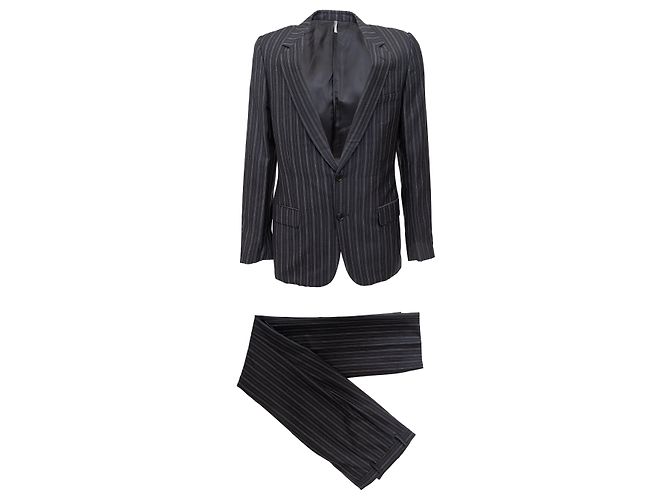 Terno listrado Dior