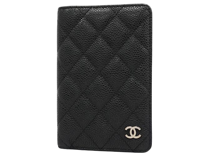 Chanel Matelassé Schwarz Leder  ref.1397199