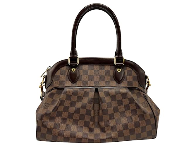 Louis Vuitton Trevi Brown Cloth  ref.1397260