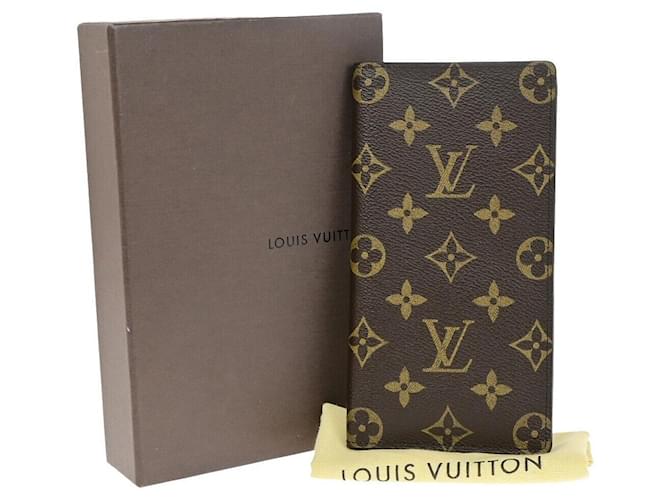 Louis Vuitton Brazza Braun Leinwand  ref.1397279