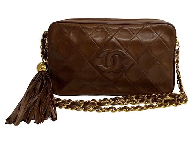 Chanel Camera Brown Leather  ref.1397302