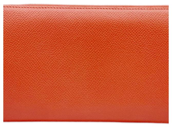 Hermès Silk'In Orange Leather  ref.1397331