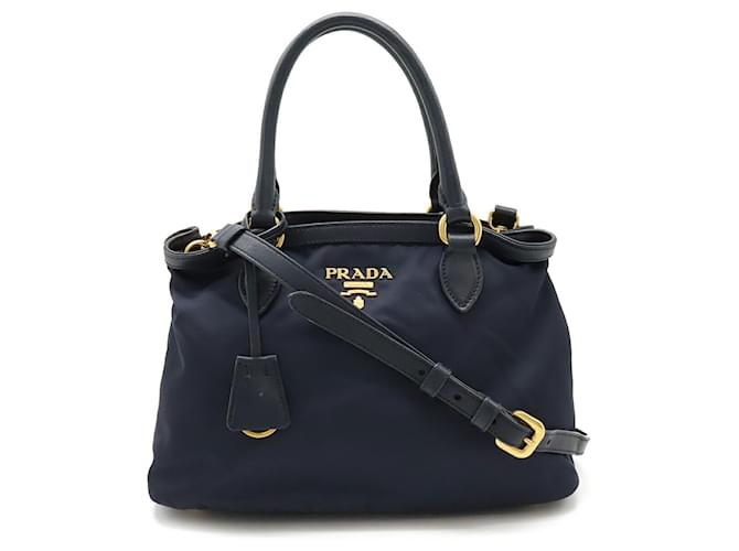 Prada Tessuto Synthétique Bleu  ref.1397369