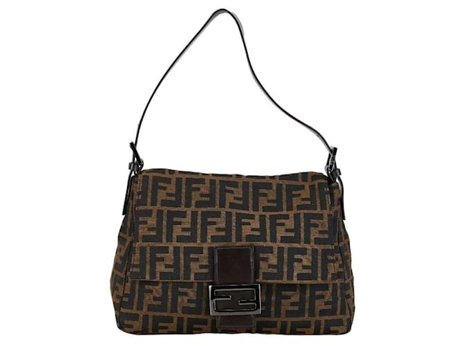 Fendi Mamma Baguette Marrone Pelle  ref.1397414