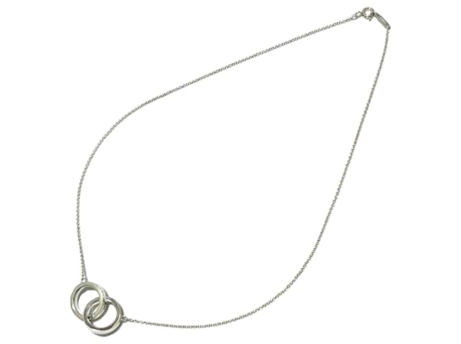 Tiffany & Co 1837 entrelazado Plata Plata  ref.1397441