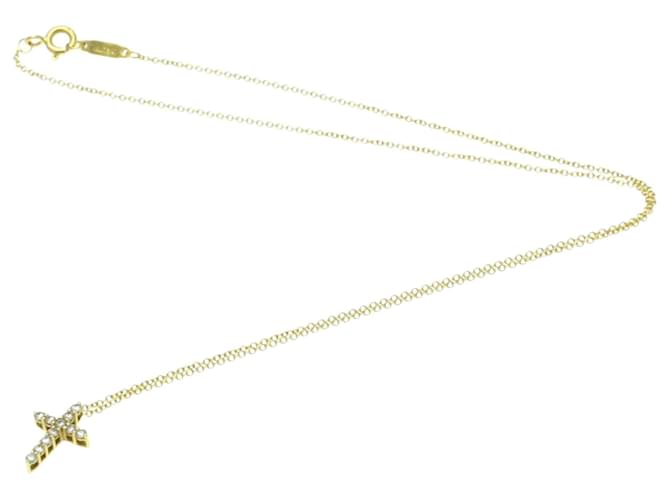Tiffany & Co Croix Dourado Ouro amarelo  ref.1397460