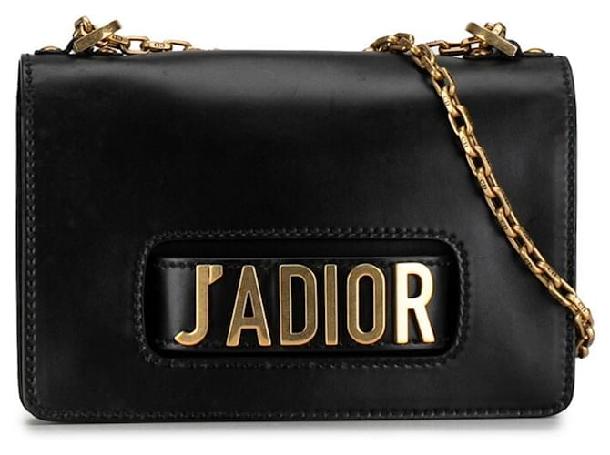 Dior J'Adior Black Leather  ref.1397461