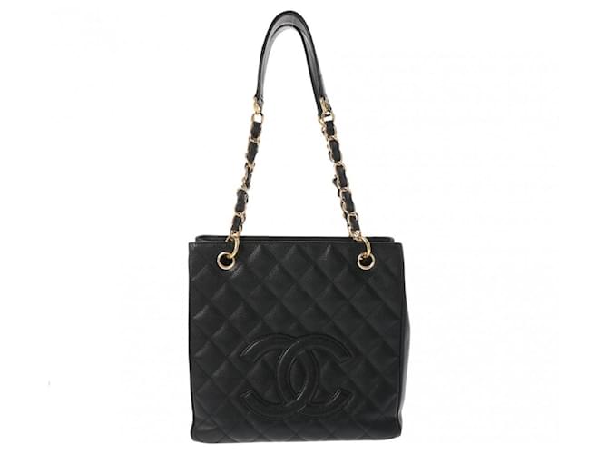 Timeless Chanel Matelassé Black Leather  ref.1397468