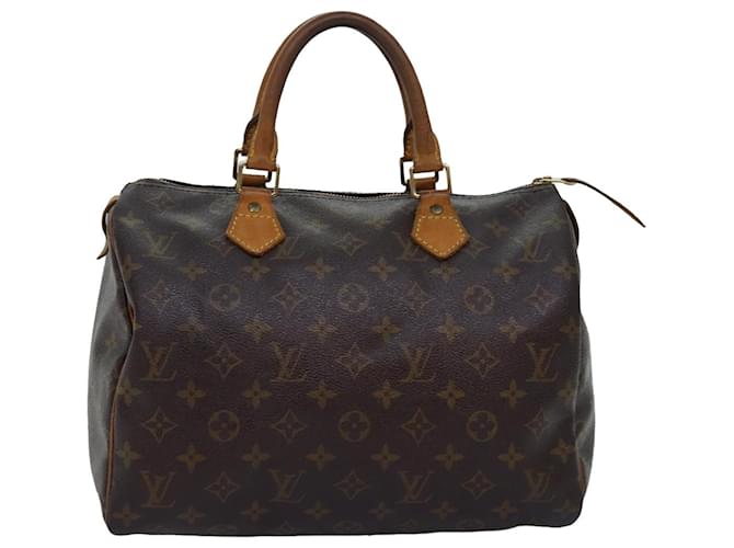 Louis Vuitton Speedy 30 Brown Cloth  ref.1397506