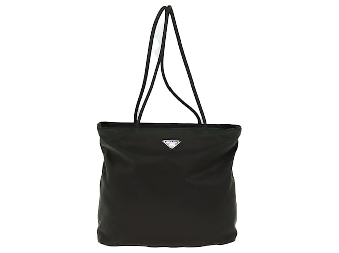 Tote Prada Tessuto Synthétique Kaki  ref.1397531